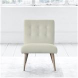 Eva Chair - White Buttons - Beech Leg - Elrick Chalk