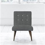 Eva Chair - White Buttons - Walnut Leg - Elrick Steel