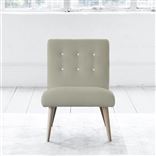 Eva Chair - White Buttons - Beech Leg - Cassia Dove