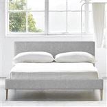 Square Low Bed -  Superking  -  Beech Leg  -  Brera Lino Graphite