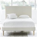 Square Bed - Superking - Beech Leg - Conway Ivory