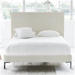 Square Bed - Superking - Metal Leg - Conway Ivory