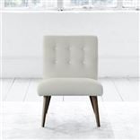 Eva Chair - White Buttonss - Walnut Leg - Conway Ivory