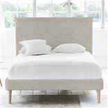 Square Bed - Superking - Beech Leg - Conway Linen