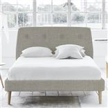 Cosmo Bed - Self Buttons - Superking - Beech Leg - Conway Natural