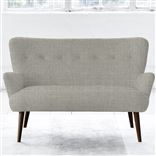 Florence Sofa - Self Buttons - Walnut Leg - Conway Natural