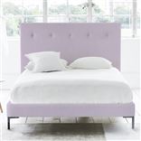 Polka Bed - Self Buttons - Superking - Metal Leg - Conway Orchid