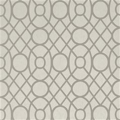 Merletti Pearl Geometric Wallpaper