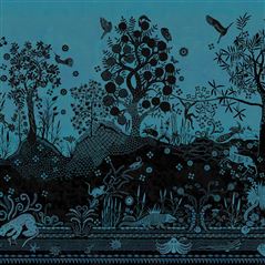 Bois Paradis - Panel Bleu Nigelle Christian Lacroix Wallpaper