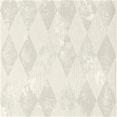 Arlecchino Ivory Geometric Wallpaper