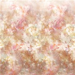 Fleur De Nuit - Panel Pale Coral Pink Wallpaper