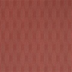 Reverdy - Wide Terracotta Red Wallpaper