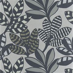 Tanjore Graphite Grey Wallpaper