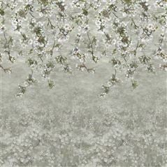 Assam Blossom Platinum Grey Wallpaper