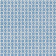 Jaal Porcelain Geometric Blue Wallpaper
