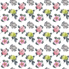 Pavonia 3m Drop Peony Pink Wallpaper