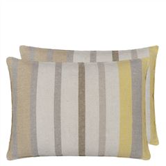 Brera Corso Thyme Linen Decorative Pillow