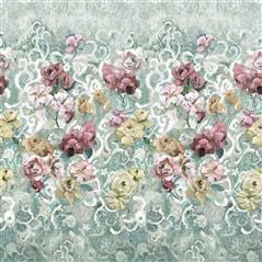 Tapestry Flower Eau De Nil Floral Wallpaper
