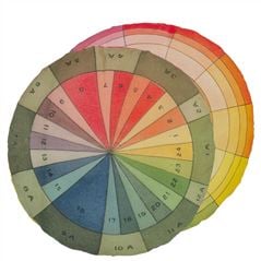 Colour Wheel Multicolour John Derian Coussin