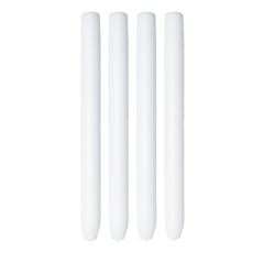 Pure White Dinner Candles Set of 4