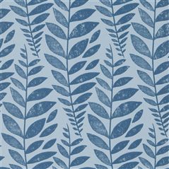 Odhni Lapis Floral Blue Wallpaper
