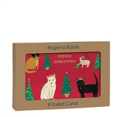 Merry Cats with Hats Christmas Cards