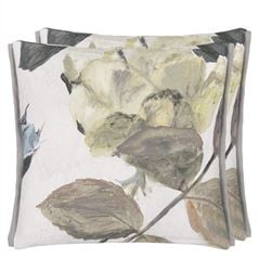 Couture Rose Graphite Decorative Pillow