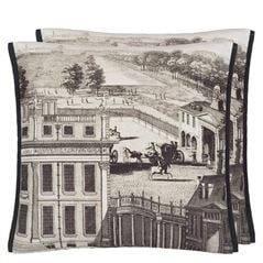 Buckingham House Graphite Cushion
