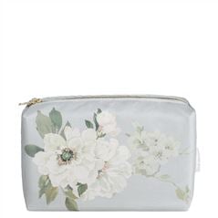 Fleurs Blanche Platinum Medium Toiletry Bag