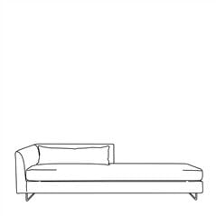 Sleek Daybed Left Arm