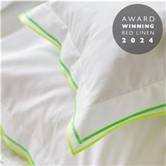 Astor Lime Cotton Bed Linen