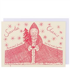 Stand Up Santa Christmas Cards