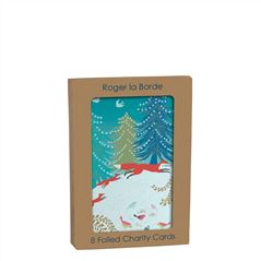 Leaping Foxes Christmas Cards