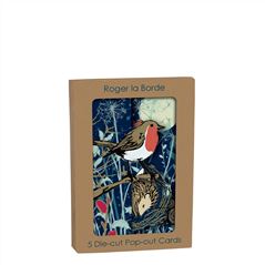 Winter's Tale Robin & Hedgehog Christmas Cards