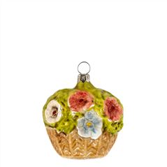 Flower Basket Christmas Decoration