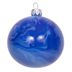 Lapis Marbled Christmas Decorations Set Of 3 