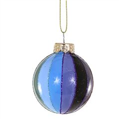 Blue Spectrum  Bauble Christmas Decoration