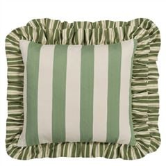 Berkeley Stripe Celadon Kissen