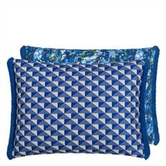 Tarakan Cobalt Outdoor Decorative Pillow