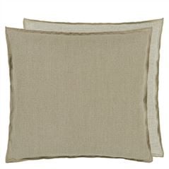 Brera Lino Seagrass & Natural Linen Cushion