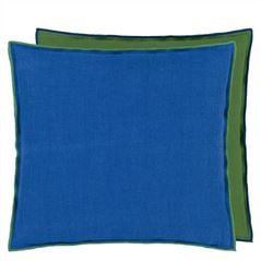 Coussin Brera Lino Lagoon & Emerald