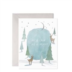 All is Calm All is Bright Christmas Cards