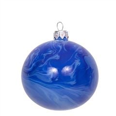 Lapis Marbled Christmas Decorations Set Of 3 