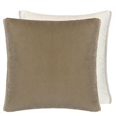 Varese Parchment & Roebuck Velvet Cushion