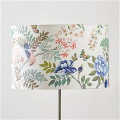 Porcelaine De Chine Cobalt Drum Shade