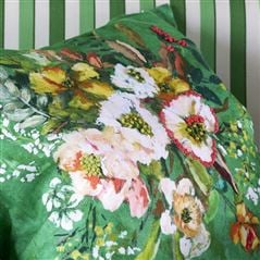 Coussin Margaretta Linen Emerald 