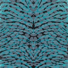 Pantigre - Wide Turquoise Turquoise Wallpaper