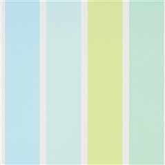 Fun Fair Stripe Aqua Turquoise Wallpaper