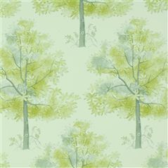 Arboretum Lapis Floral Green Wallpaper