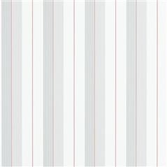 Aiden Stripe Granite / Red Striped Pink Wallpaper